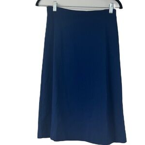 Reverse Woman's Navy Stretch A Line Skirt